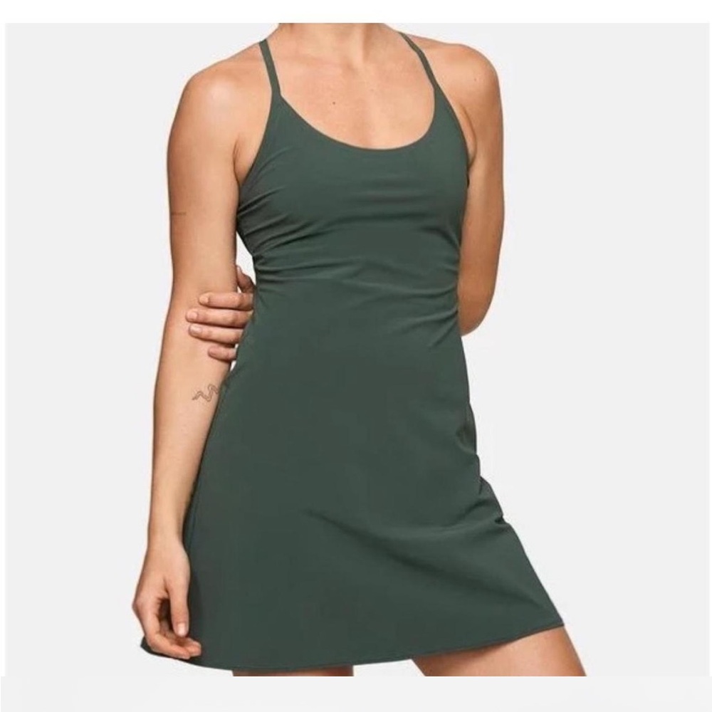 Outdoor Voices Olive Exercise Dress